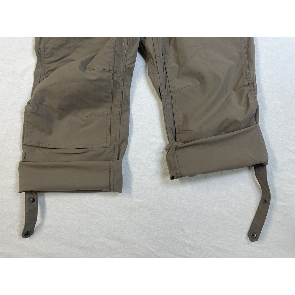 Duluth Trading Carpenter Pants 14x31" Curvesetter Elastic Waistband Cargo Khaki - Picture 10 of 16